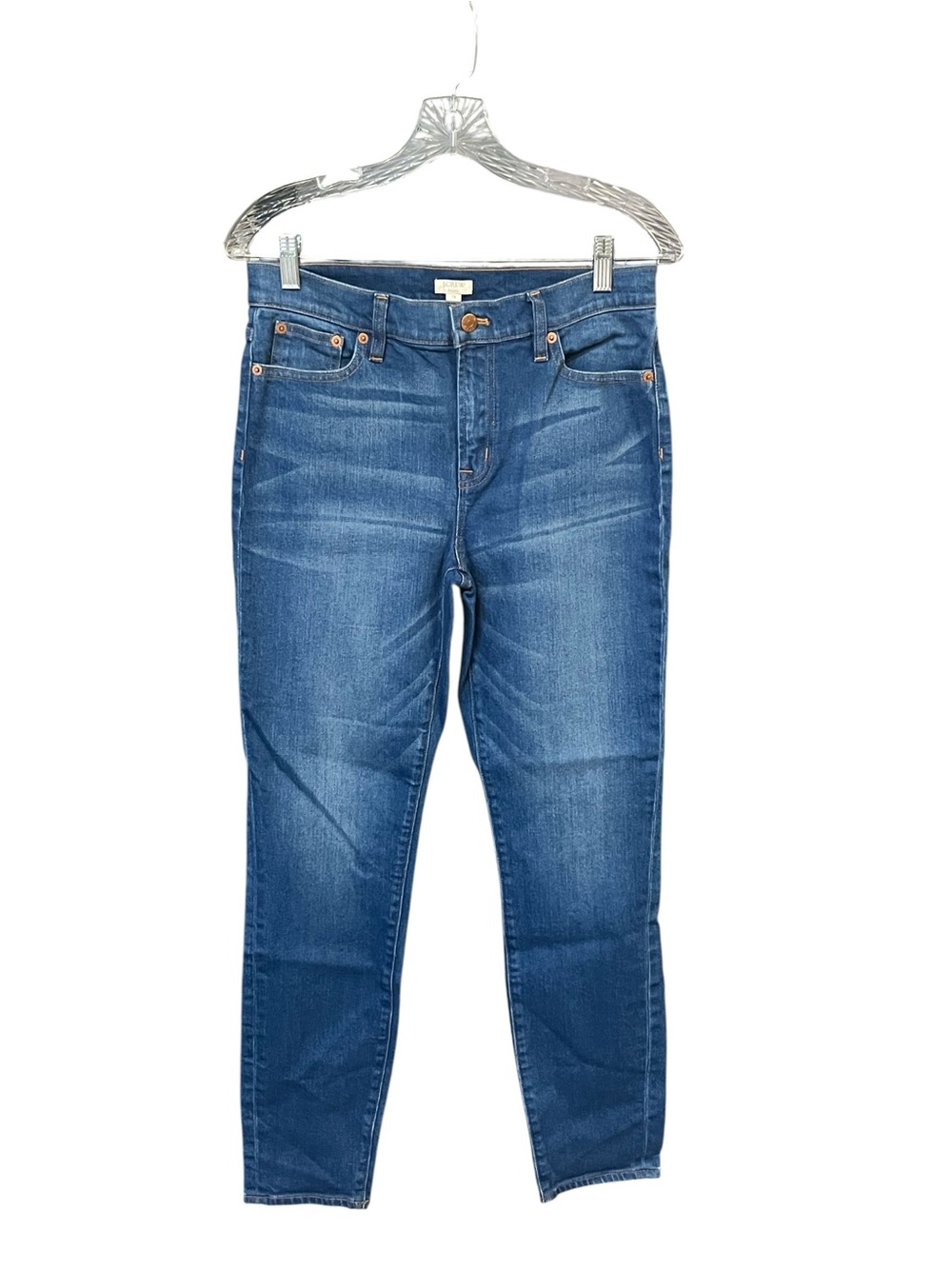 J.Crew factory Stretch Skinny Jeans Women 28 Blue Mid Rise 29 Inseam Classic